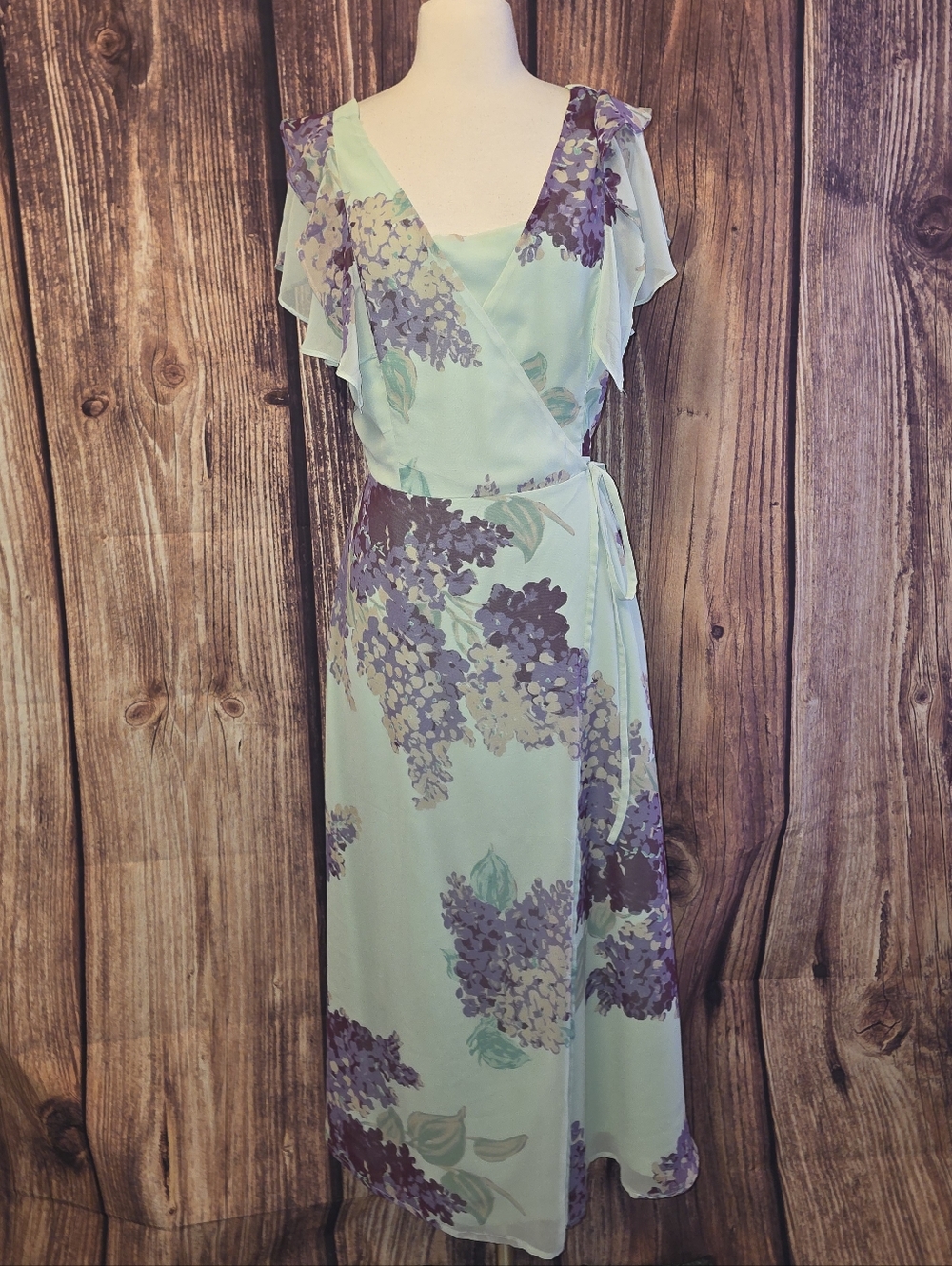 Asos Wrap Dress Size US10 Floral